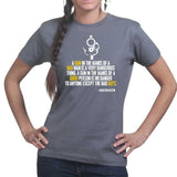 Charlton Heston Quote Ladies T-shirt Style001