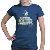 Charlton Heston Quote Ladies T-shirt
