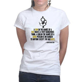 Charlton Heston Quote Ladies T-shirt Style001