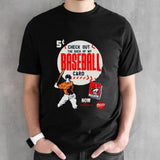Check out the back of my baseball card shirts