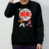 Check out the back of my baseball card shirts