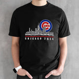 Chicago Cubs 2024 Players Names Skyline Shirts