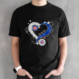 Chicago Cubs Letâ€™s Go Cubs True Fan True Love T-Shirt
