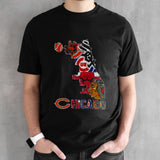 Chicago Map Sports Teams Logo shirt