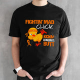 Chicken fightinsâ€™ mad chick kickinsâ€™ leukemiasâ€™s butt shirts