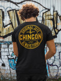 Deluxe Chingon Jefe Black & Gold  Cantina T-Shirt ( Front & Back Print )