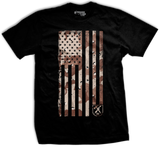 Chocolate Chip Camo Flag T-Shirt Style001