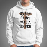 Chris Brown Wearing Every Saint Was A Sinner Shirt