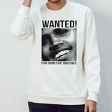Chris Brown wanted for domestic violence shirt