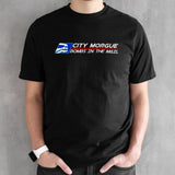City morgue bombs in the mail logo shirts