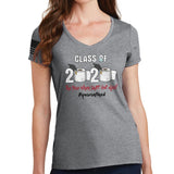 Class of 2020 Quarantine Ladies V-Neck T-shirt Style001