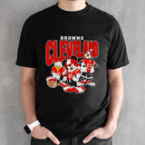 Cleveland Browns Mickey Donald Duck And Goofy Football Team 2024 Shirts