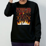 Cleveland Cavaliers Basketball Skeleton Fire T-shirts