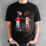 Cleveland Sports Teams Jose Ramirez And Donovan Mitchell Signatures Shirt