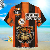 Cleveland browns Surfer Style Hawaiian Shirt