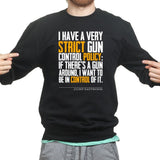 Clint's Gun Control Sweatshirt Style001