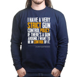 Clint's Gun Control Sweatshirt Style001
