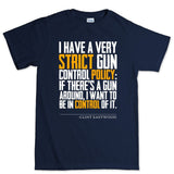 Clint's Gun Control Men's T-shirt