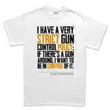 Clint's Gun Control Men's T-shirt Style001