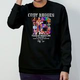 Cody Rhodes 18 Years Years Of Wrestling 2006-2024 Thank You For The Memories Shirts
