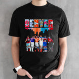 Colorado Avalanche Mammoth Denver Nuggets Denver Broncos Colorado Rockies Colorado rapids signatures shirt
