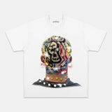 COLORED HAIR DIAMOND TEE