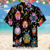 Colorful art beetle Minimalist Hawaiian Shirt