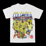 Colombia Soccer Graphic Tee Style001