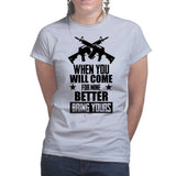 Come For Mine Ladies T-shirt Style001