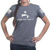 Come and Take It Bump Stock Ladies T-shirt Style001