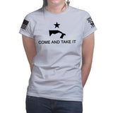 Come and Take It Bump Stock Ladies T-shirt Style001
