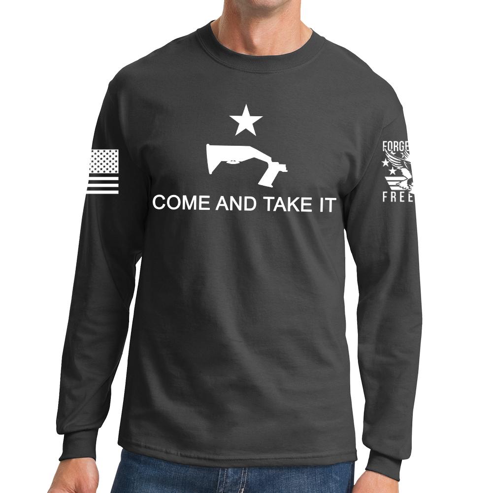 Come and Take It Bump Stock Long Sleeve T-shirt Style001