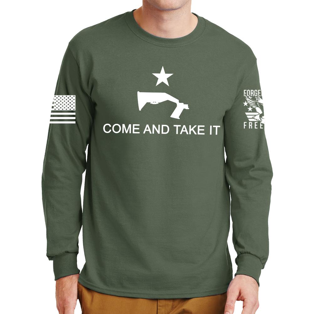 Come and Take It Bump Stock Long Sleeve T-shirt Style001