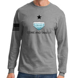 Mens Come and Take it - Medical Mask Edition Long Sleeve T-shirt