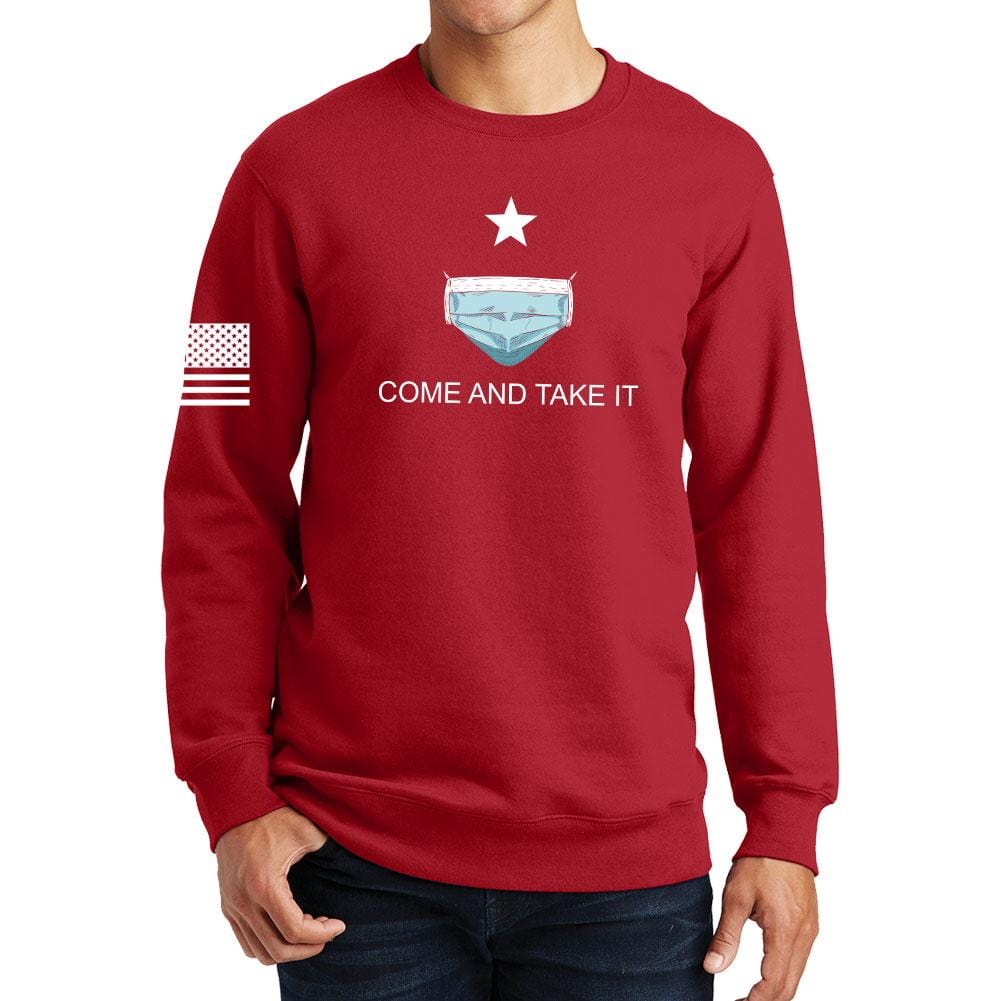 Mens Come and Take it - Medical Mask Edition Sweatshirt