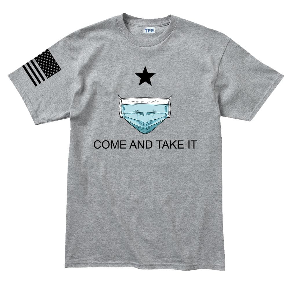 Mens Come and Take it - Medical Mask Edition T-shirt