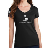 Ladies Come and Take it - Toilet Paper Edition V-Neck T-shirt Style001