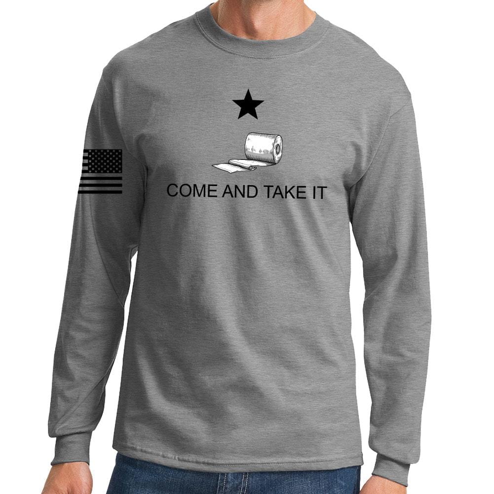 Mens Come and Take it - Toilet Paper Edition Long Sleeve T-shirt