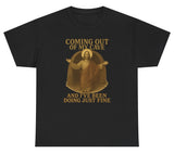 Coming Out Of My Cave - Lyrics Jesus Easter Tee