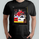 Connor Bedard Centre Chicago Blackhawks 2024 Calder Trophy Awards shirt