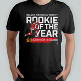 Connor Bedard Chicago Blackhawks 2024 Calder Memorial Trophy Winner T-shirt