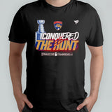 Conquered The Hunt Florida Panthers 2024 Stanley Cup Champions Celebration T-Shirt