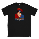 STREET FIGHTER - 'Continue? M. Bison' T-Shirt - Black