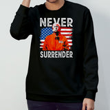Convicted Felon Trump Never Surrender T-Shirt