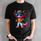 Cool Axolotl Hodler Sunglasses Neckless Bitcoin Bitcoin Shirts