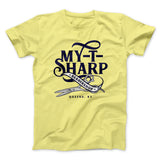 My-T-Sharp Barbershop Funny Movie Men/Unisex T-Shirt