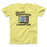 Television Marathon Champion Funny Movie Men/Unisex T-Shirt