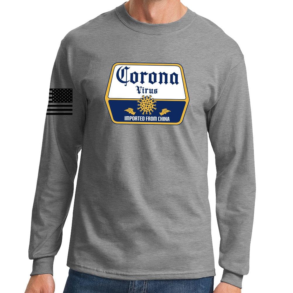 Corona Virus Beer Long Sleeve T-shirt