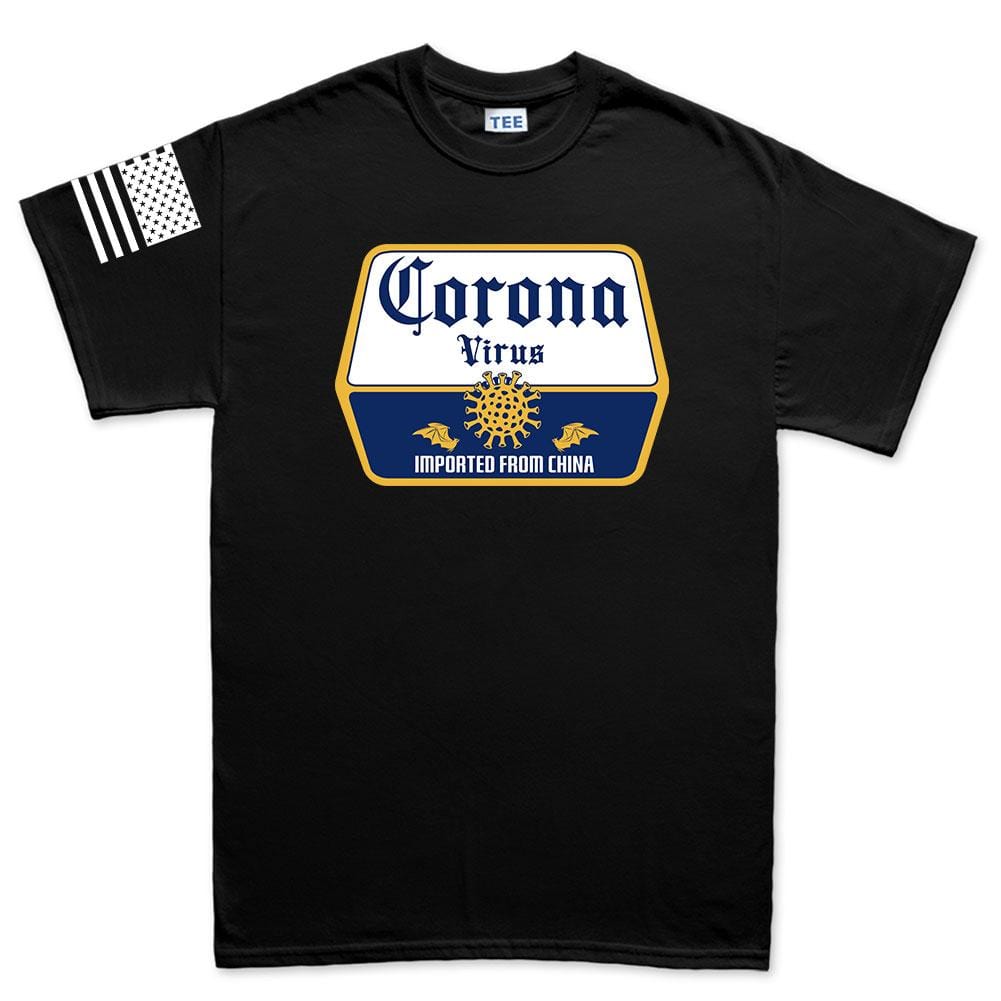 Mens Corona Virus Beer T-shirt