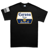 Mens Corona Virus Beer T-shirt